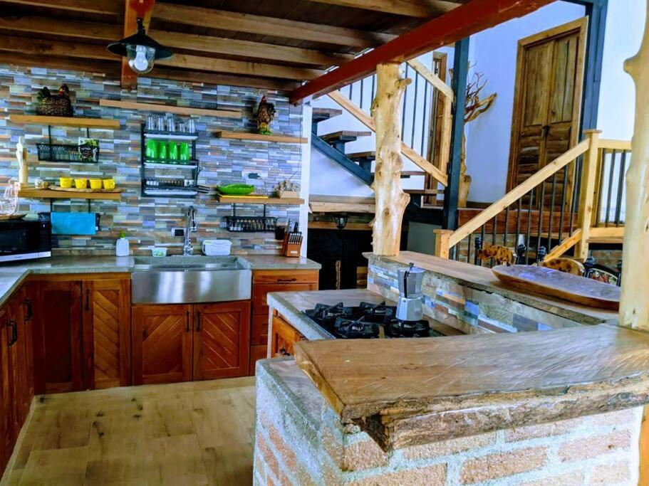 El Encanto Mountain Cabin Salento Eksteriør bilde