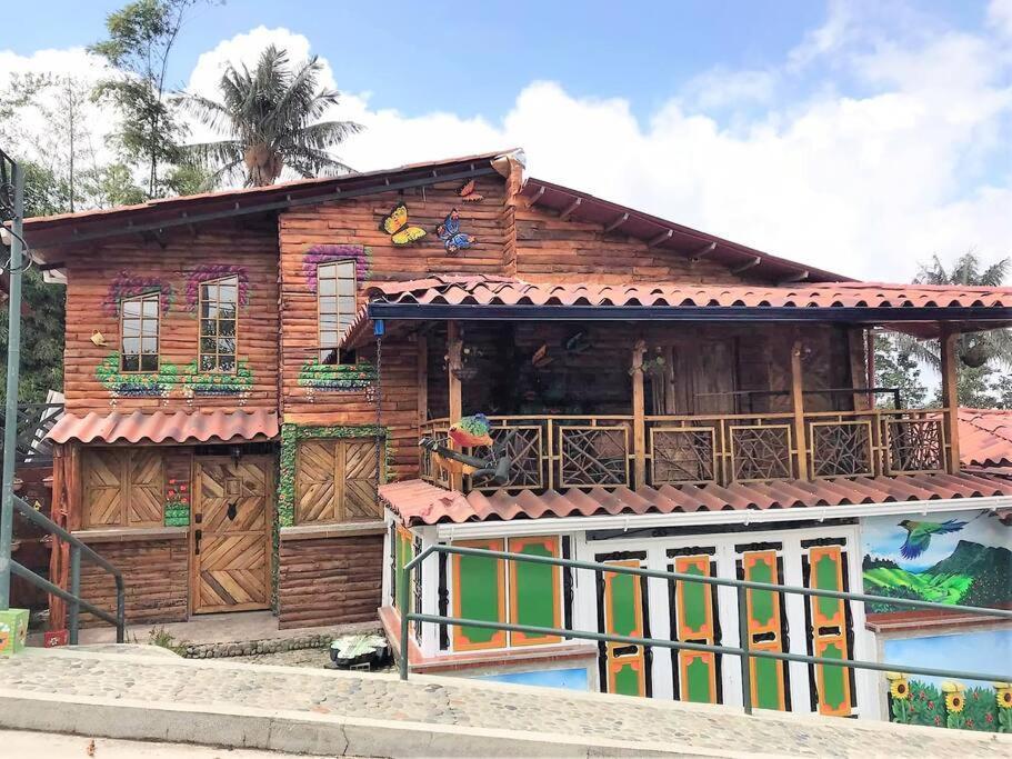 El Encanto Mountain Cabin Salento Eksteriør bilde